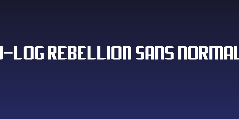 J-LOG Rebellion Sans Normal Social Header