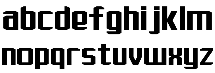 J-LOG Rebellion Sans Normal Font LOWERCASE