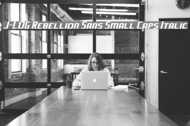 J-LOG Rebellion Sans Small Caps Italic フォント examples