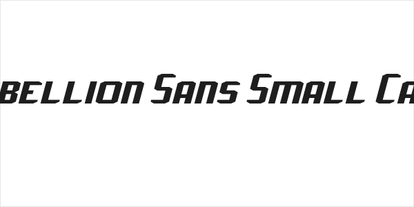 J-LOG Rebellion Sans Small Caps Italic Logo