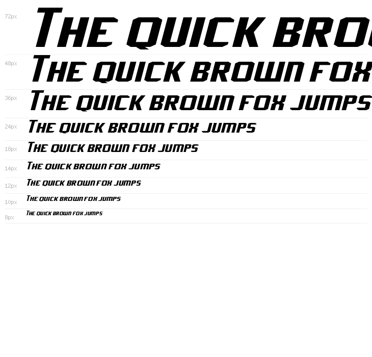 J-LOG Rebellion Sans Small Caps Italic Waterfall