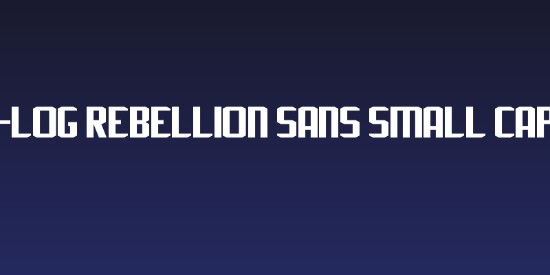J-LOG Rebellion Sans Small Caps Social Header