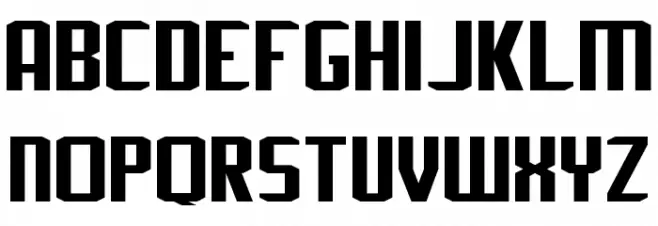 J-LOG Rebellion Sans Small Caps フォント 大文字