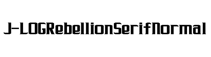 J-LOG Rebellion Serif Normal  Скачать бесплатные шрифты