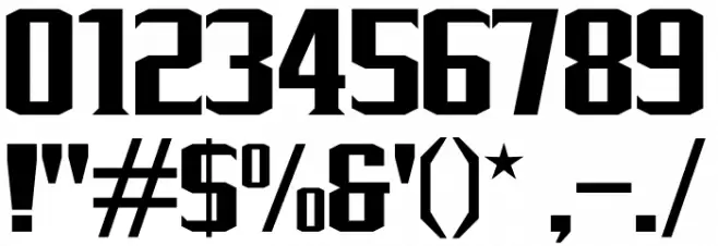 J-LOG Rebellion Serif Normal Font OTHER CHARS