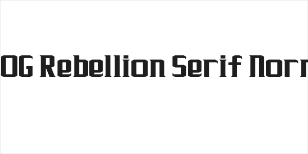 J-LOG Rebellion Serif Normal Logo
