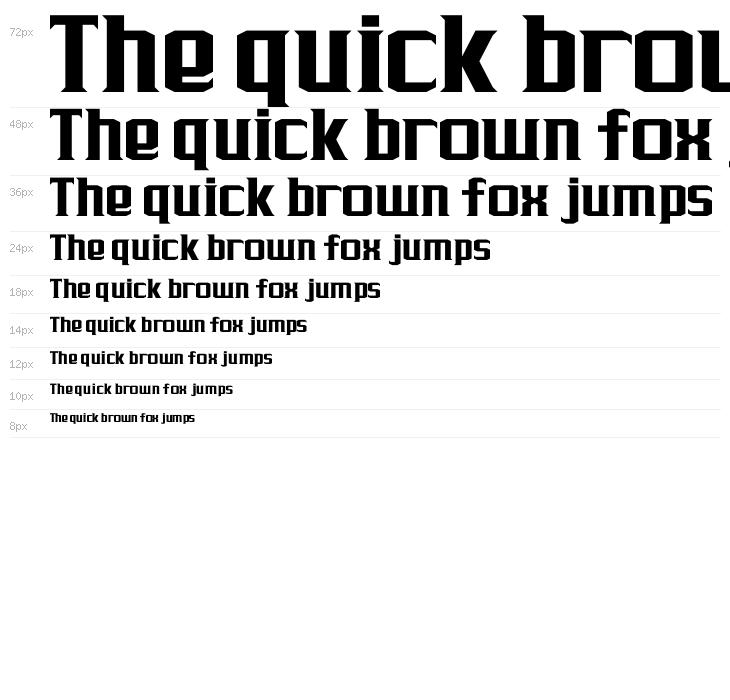 J-LOG Rebellion Serif Normal Waterfall