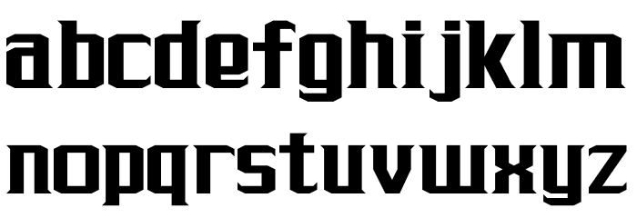 J-LOG Rebellion Serif Normal Font LOWERCASE