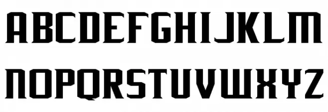 J-LOG Rebellion Serif Normal Fonte MAIÚSCULAS