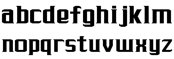 J-LOG Rebellion Serif Normal Font LOWERCASE