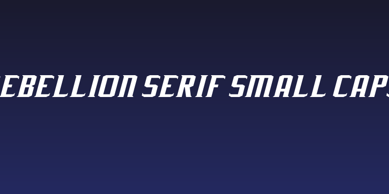 J-LOG Rebellion Serif Small Caps Italic Social Header
