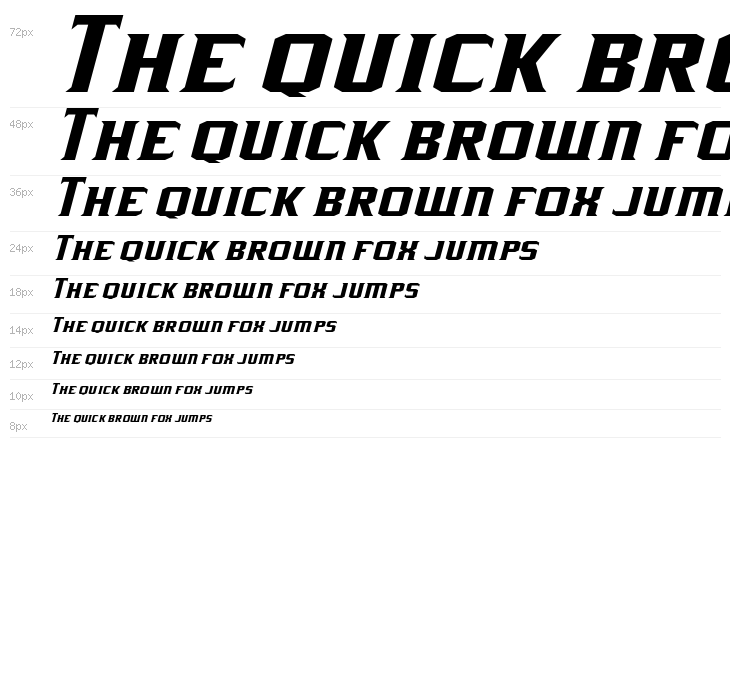 J-LOG Rebellion Serif Small Caps Italic Waterfall