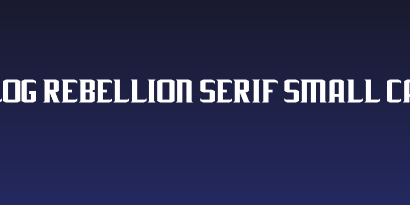 J-LOG Rebellion Serif Small Caps Social Header