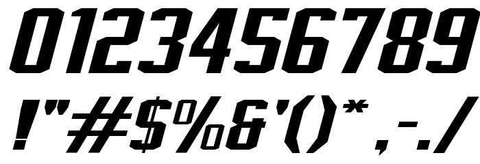 J-LOG Rebellion Slab Sans Normal Italic Font OTHER CHARS