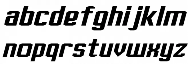 J-LOG Rebellion Slab Sans Normal Italic Fonte MINÚSCULAS