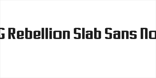 J-LOG Rebellion Slab Sans Normal Logo