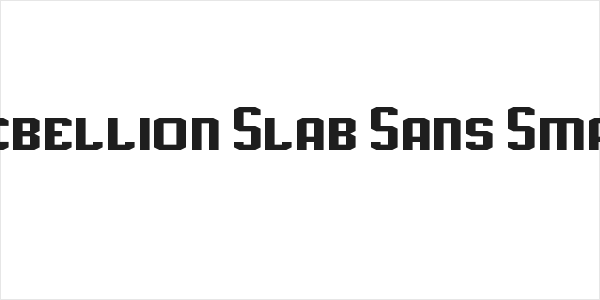 J-LOG Rebellion Slab Sans Small Caps Logo
