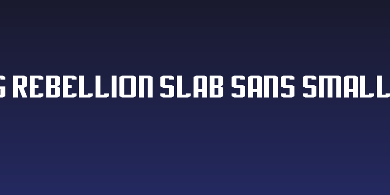J-LOG Rebellion Slab Sans Small Caps Social Header