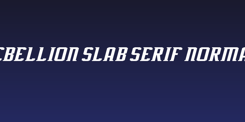 J-LOG Rebellion Slab Serif Normal Italic Social Header