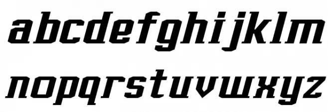 J-LOG Rebellion Slab Serif Normal Italic Schriftart Kleinbuchstaben