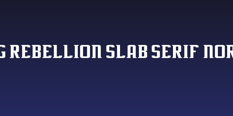 J-LOG Rebellion Slab Serif Normal Social Header