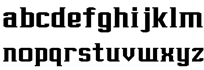 J-LOG Rebellion Slab Serif Normal フォント 小文字