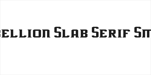 J-LOG Rebellion Slab Serif Small Caps Logo