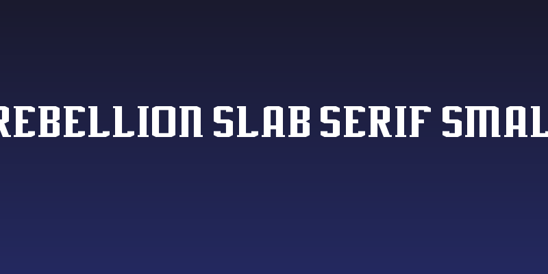 J-LOG Rebellion Slab Serif Small Caps Social Header