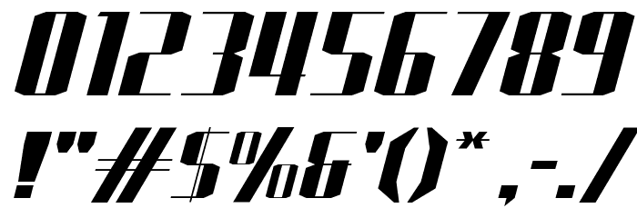 J-LOG Starkwood Sans Normal Italic Font OTHER CHARS