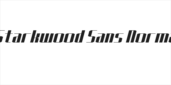 J-LOG Starkwood Sans Normal Italic Logo