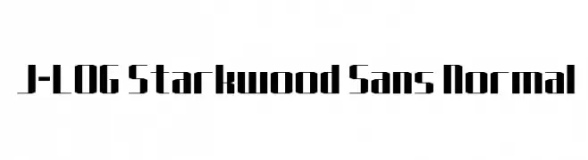 J-LOG Starkwood Sans Normal  नि: शुल्क फ़ॉन्ट्स डाउनलोड