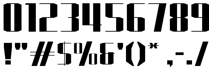 J-LOG Starkwood Sans Normal Font OTHER CHARS
