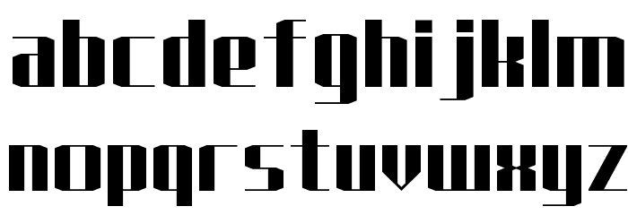 J-LOG Starkwood Sans Normal Font LOWERCASE