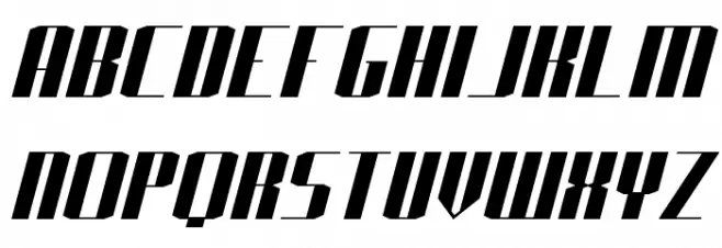 J-LOG Starkwood Sans Small Caps Italic फ़ॉन्ट अपरकेस