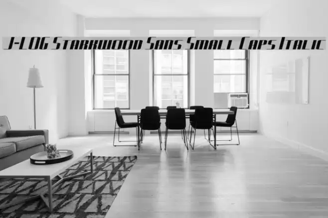 J-LOG Starkwood Sans Small Caps Italic フォント examples