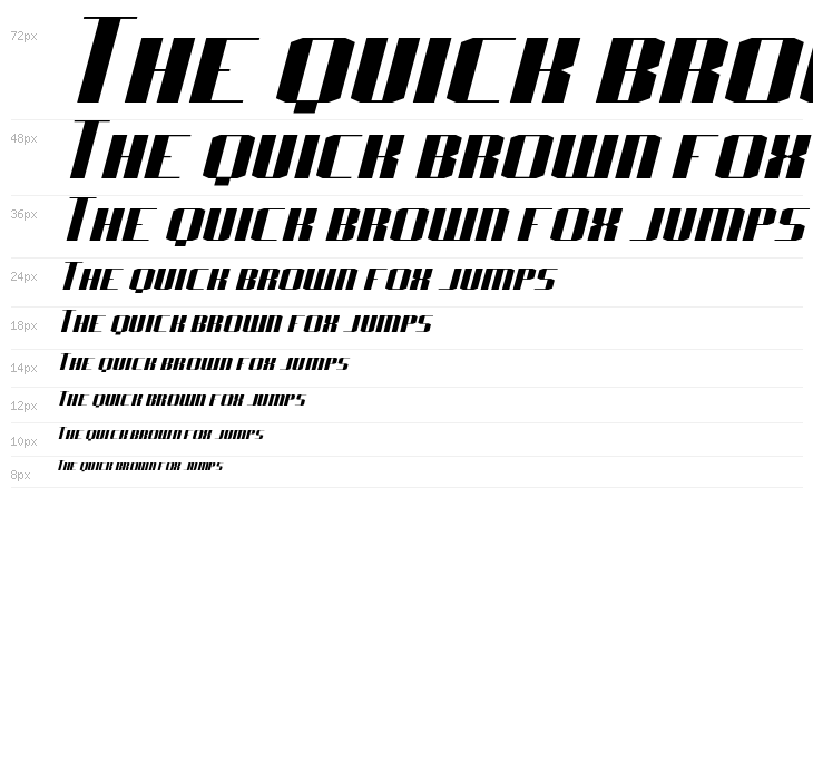 J-LOG Starkwood Sans Small Caps Italic Waterfall