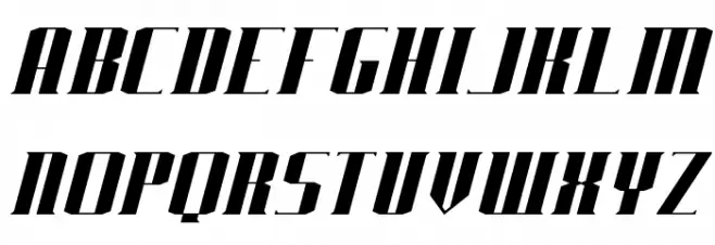 J-LOG Starkwood Serif Normal Italic フォント 大文字