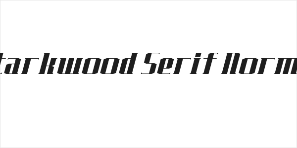 J-LOG Starkwood Serif Normal Italic Logo