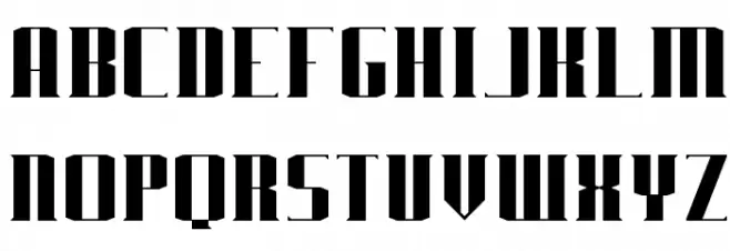 J-LOG Starkwood Serif Normal Fonte MAIÚSCULAS
