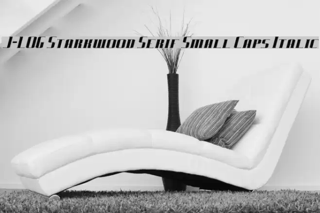 J-LOG Starkwood Serif Small Caps Italic フォント examples