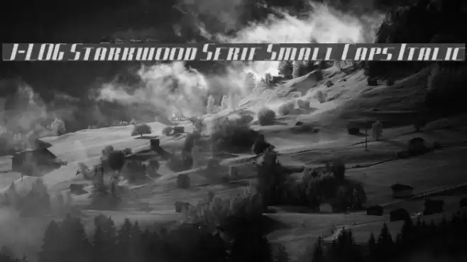 J-LOG Starkwood Serif Small Caps Italic フォント examples