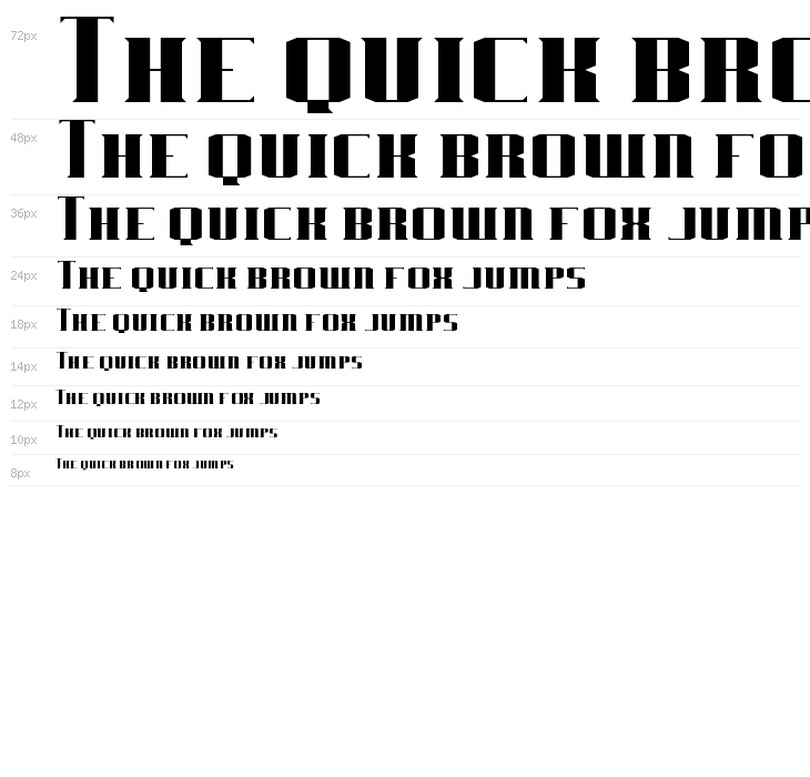 J-LOG Starkwood Serif Small Caps Waterfall