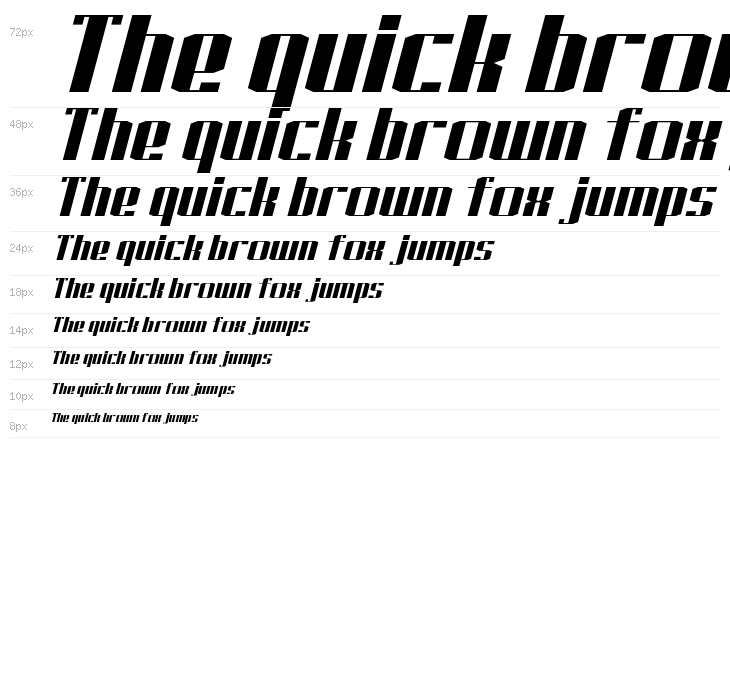 J-LOG Starkwood Slab Sans Normal Italic Waterfall