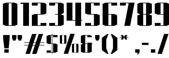 J-LOG Starkwood Slab Sans Small Caps Font OTHER CHARS