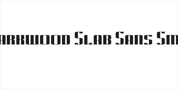 J-LOG Starkwood Slab Sans Small Caps Logo