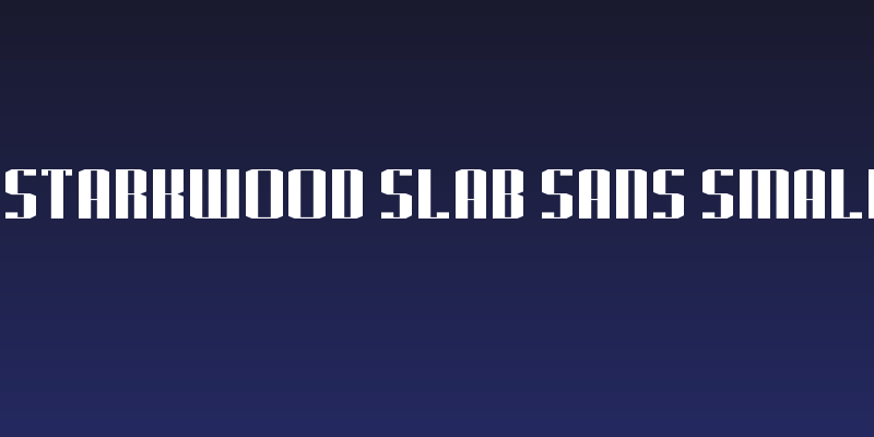 J-LOG Starkwood Slab Sans Small Caps Social Header