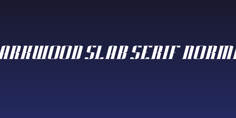 J-LOG Starkwood Slab Serif Normal Italic Social Header