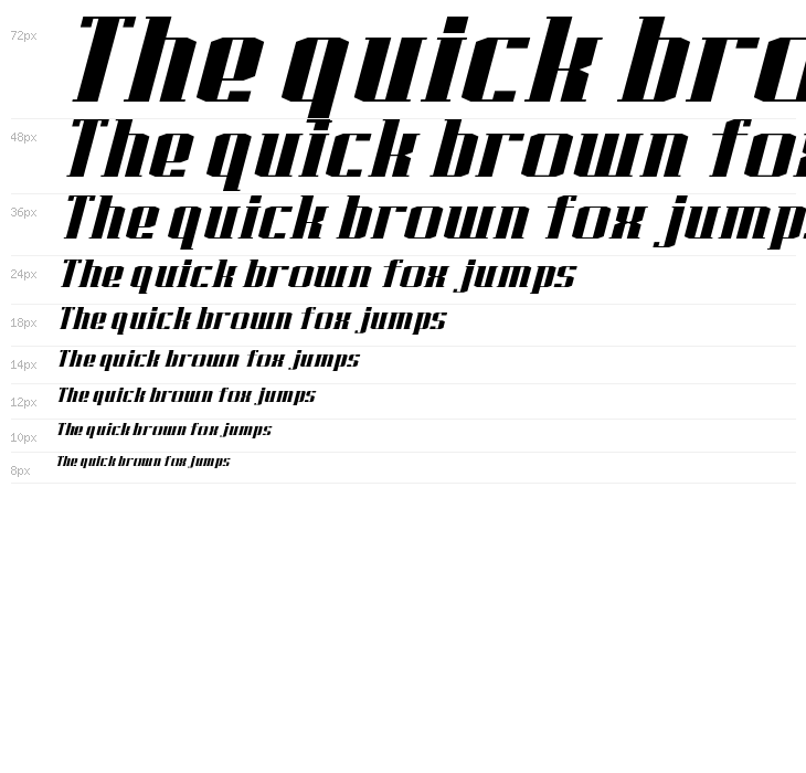 J-LOG Starkwood Slab Serif Normal Italic Waterfall