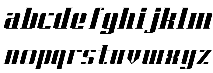J-LOG Starkwood Slab Serif Normal Italic Font LOWERCASE