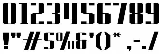 J-LOG Starkwood Slab Serif Normal Font OTHER CHARS